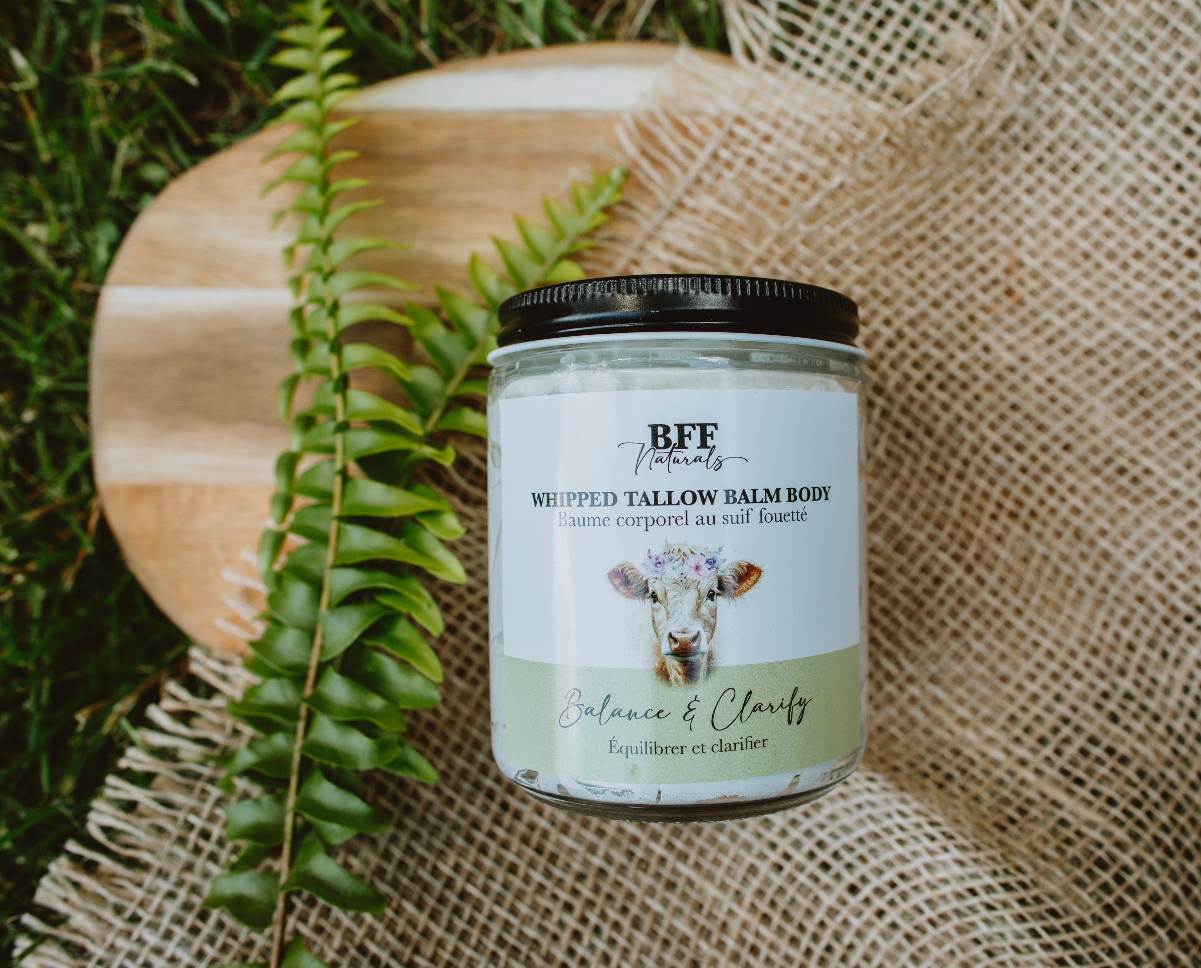Whipped Tallow Balm Face OR Body, Balance & Clarify